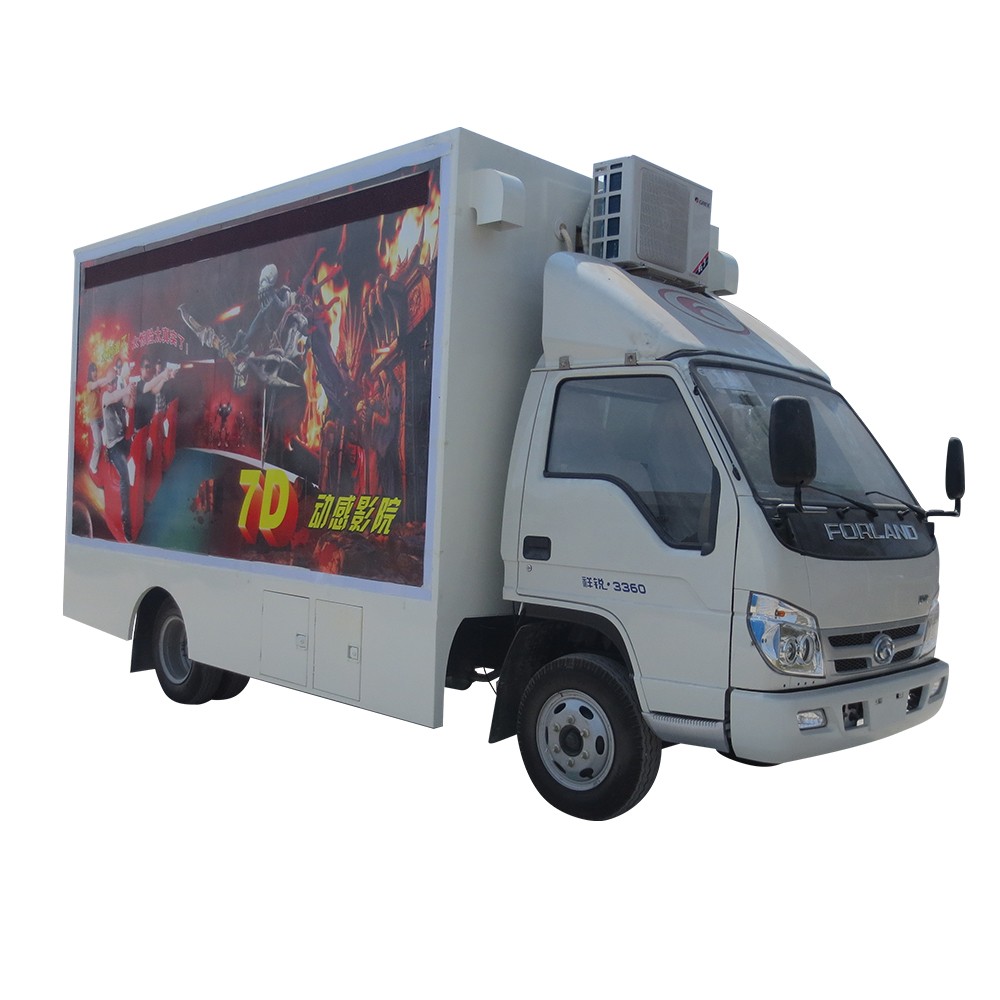 6 Wheel Led Truck Advertising