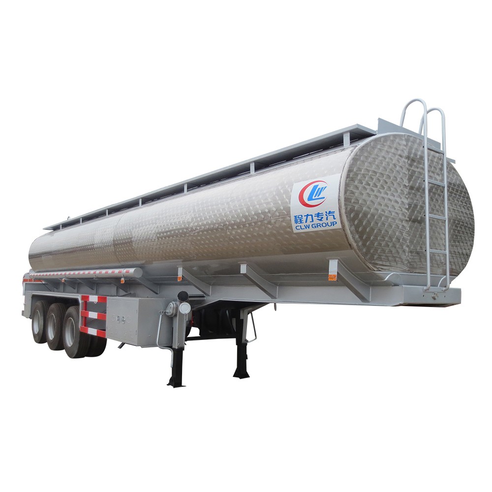 55 Cbm Aluminium Alloy Oil Tanker Semi Trailer
