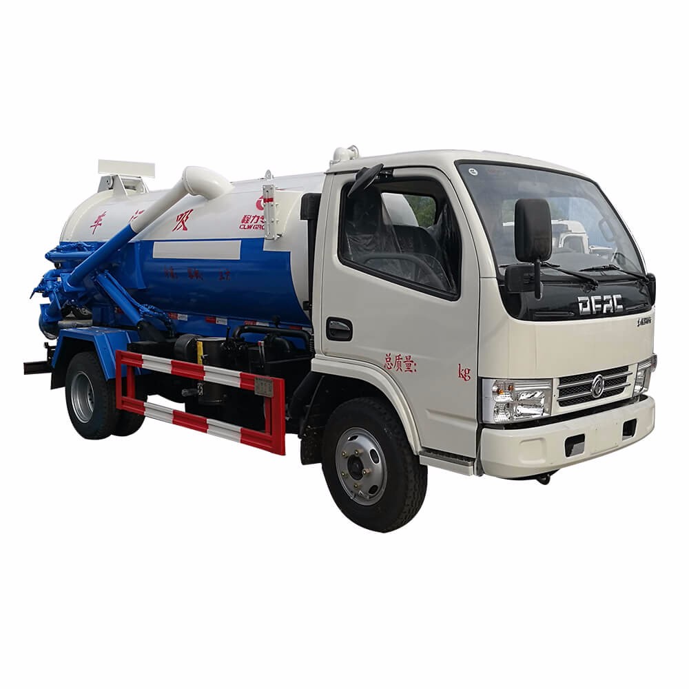 Dongfeng 5 Cbm Vacuum Sewage Suction Truck