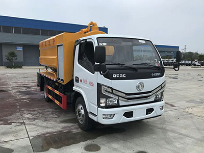 国六东风多利卡清洗吸污车（5方）