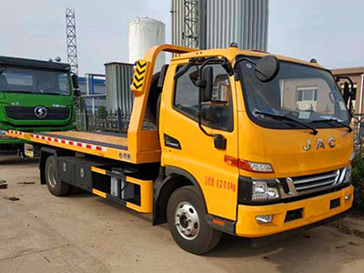 国六江淮蓝牌平板清障车