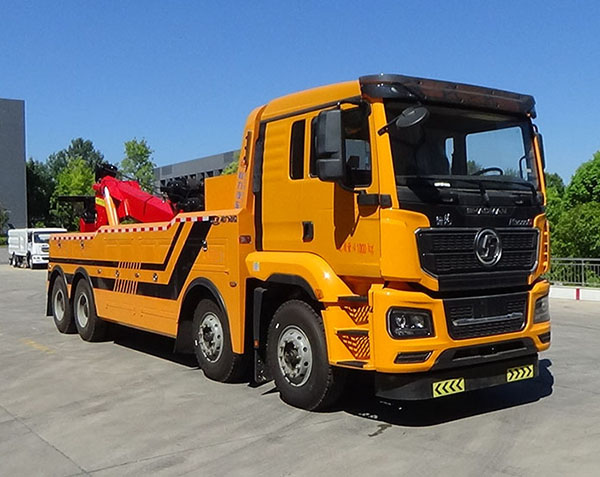 德龙前四后八拖吊联体清障车