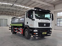 国六重汽汕德卡单桥洒水车