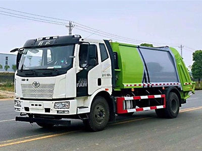 国六解放12-14方压缩垃圾车